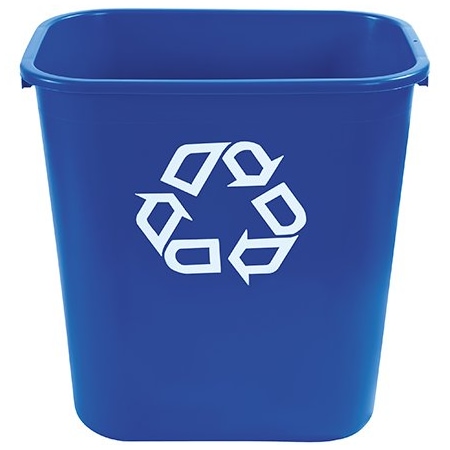 Rubbermaid Rubbermaid Office Recycling Container - 7 Gallon, Blue BUY00020893